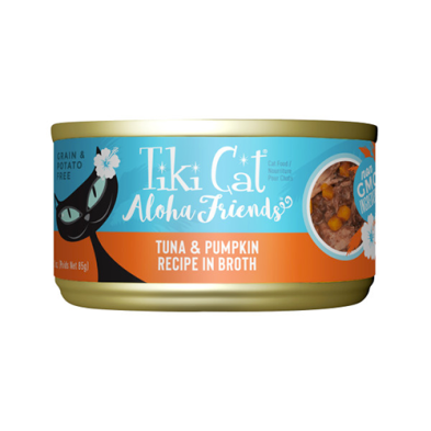 Tiki Cat Aloha Friends - Tuna & Pumpkin Recipe in Broth - Cat Food