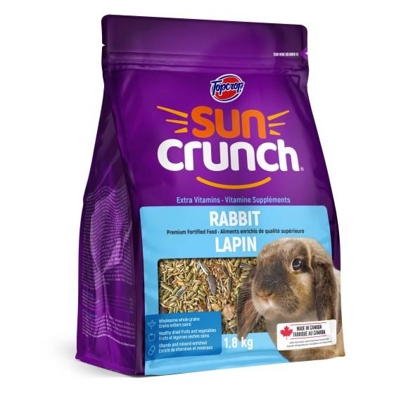 Topcrop Sun Crunch Rabbit food package on a white background