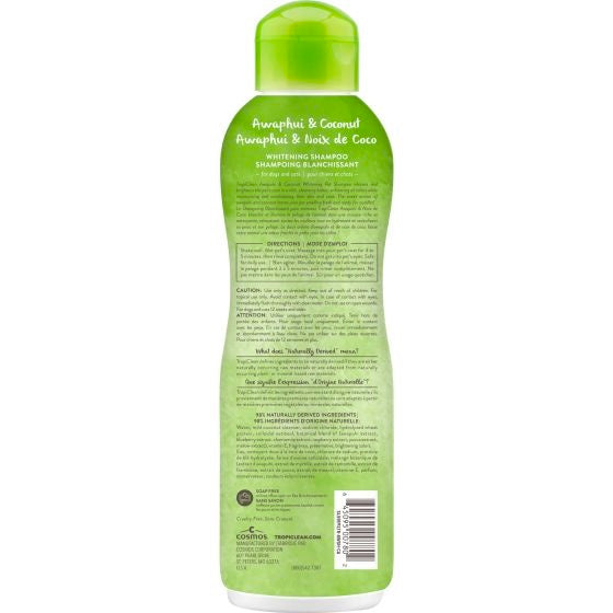 Tropiclean - Awapuhi & Coconut Whitening Pet Shampoo & Conditioner Back