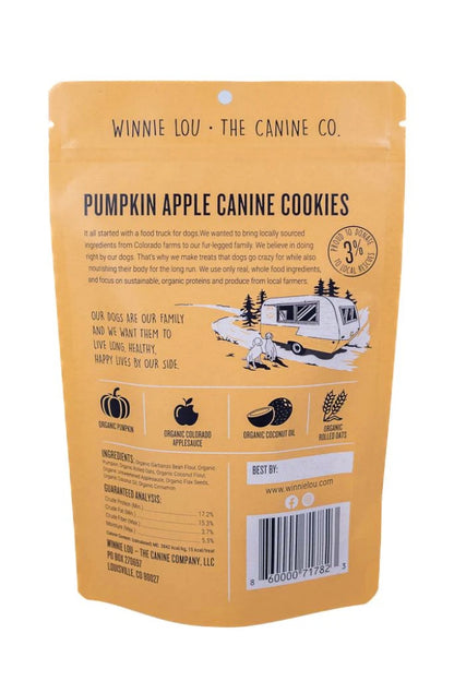 Winnie Lou - Pumpkin Apple Cookies - Dog Treats