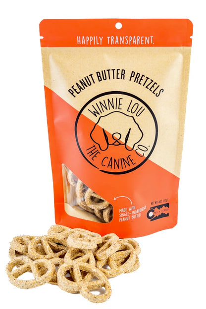 Winnie Lou - Peanut Butter Pretzels - Dog Treats