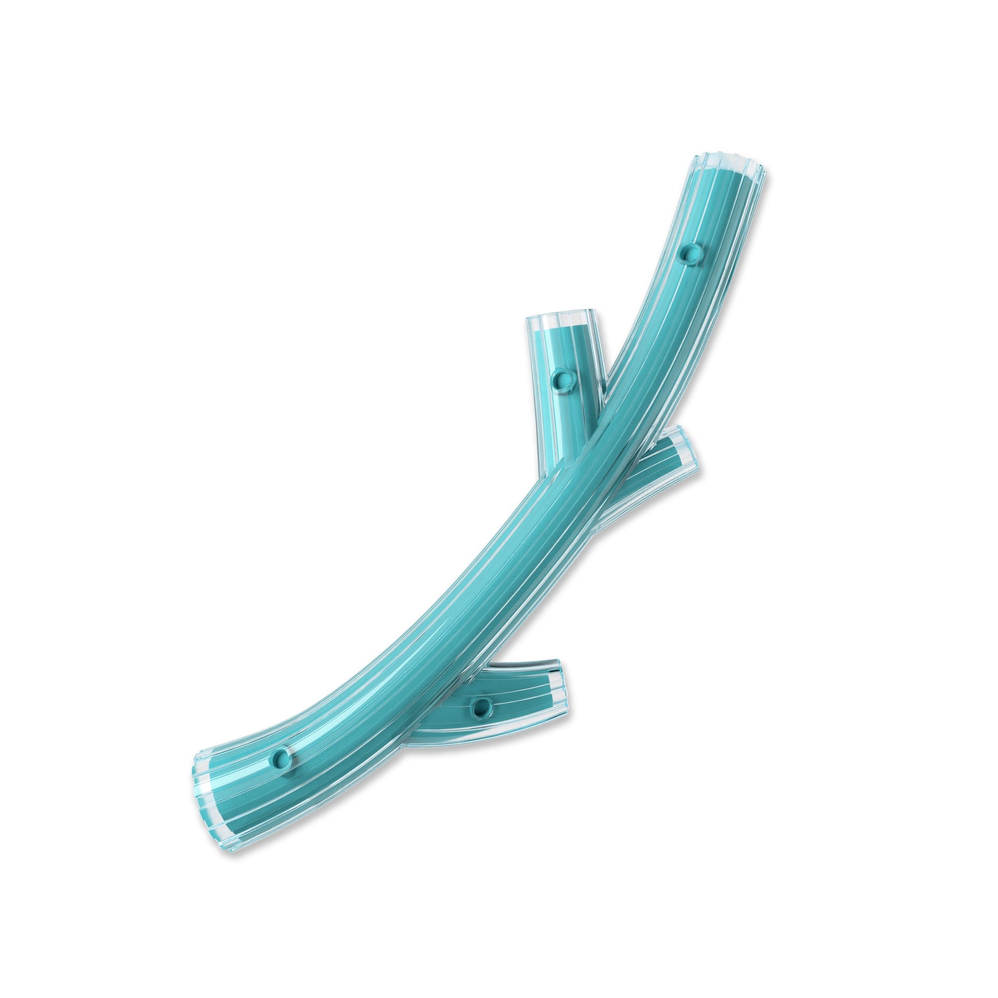 Zeus Dog stick Turquoise inflatable snorkel on a white background at Harmony Pet Supplies Scarborough