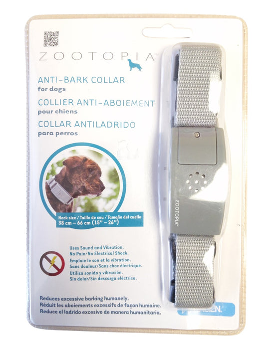 Zootopia Anti-bark Dog Collar Front