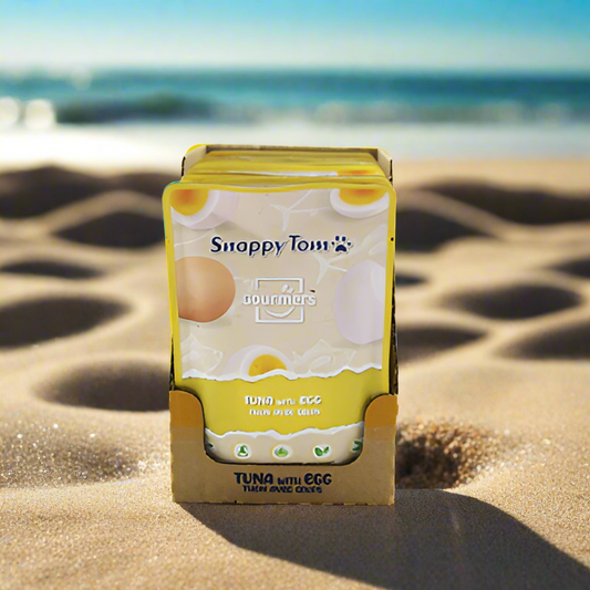 Snappy Tuna packaging with visible branding on a white background