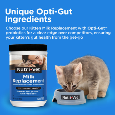 Nutri-Vet® Milk Replacement for Kittens