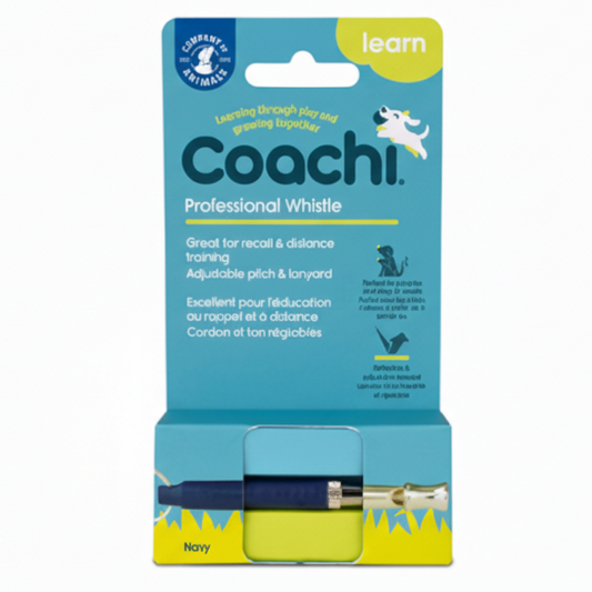 Coachi professional whistle packaging on a white background