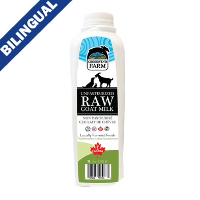 Crosswind Farm Frozen Raw Goat Milk