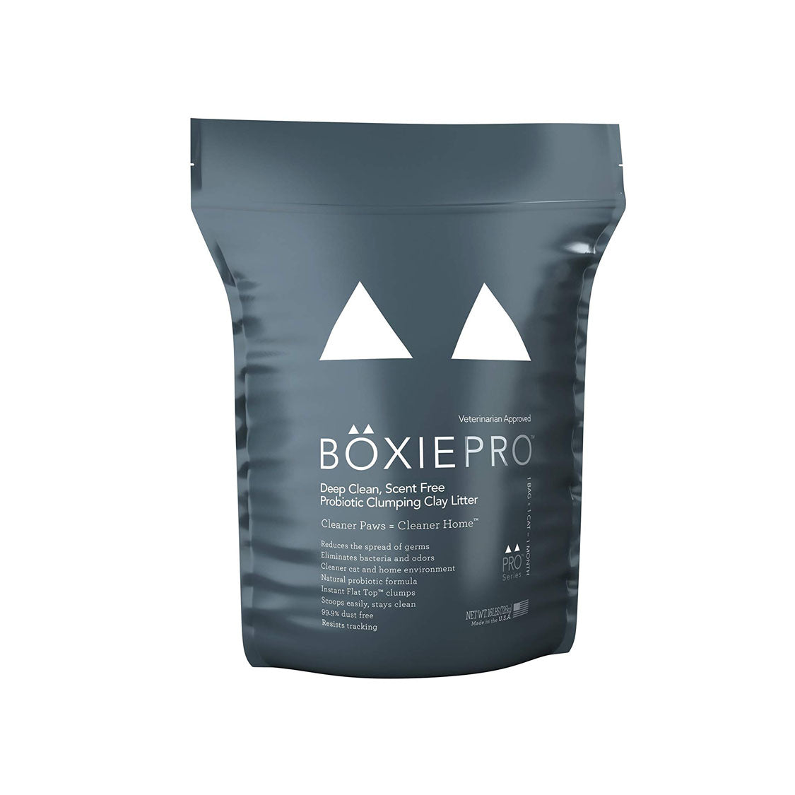 BoxiePro Deep Clean Scent-Free Probiotic Clumping Clay Cat Litter Harmony Pet Supplies Scarborough