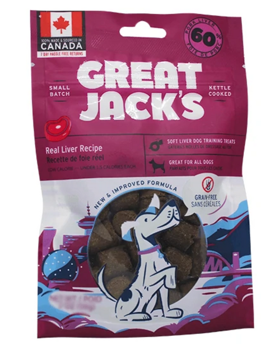 Great Jacks - Real Liver Recipe - Soft Dog Treats