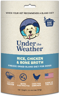 Under the Weather Dog Bland Diets- Rice, Chicken & Bone Broth