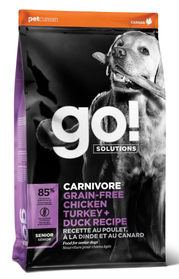 Go Carnivore Grain Free Chicken Turkey Duck Senior Dog