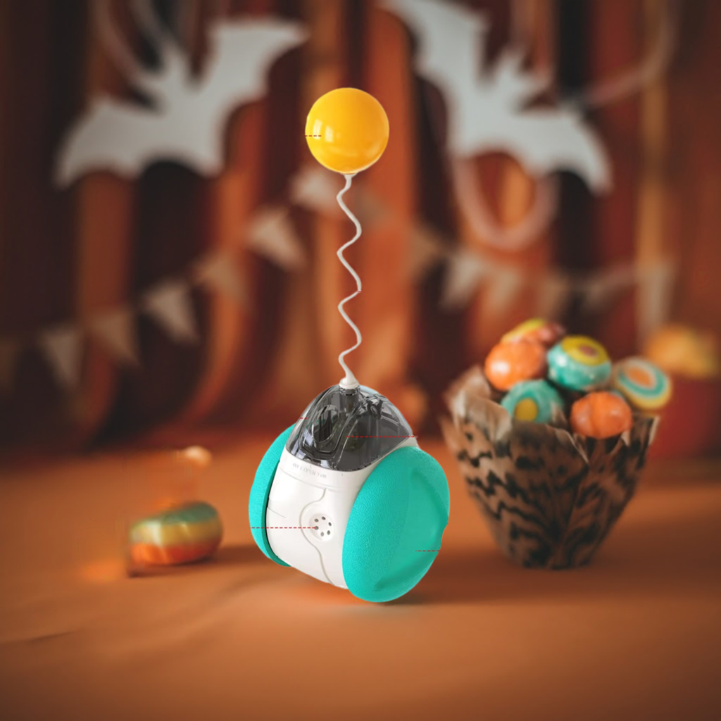 Interactive Squeaky Balance Toy – Fun for Dogs & Cats Harmony Pet Supplies Scarborough
