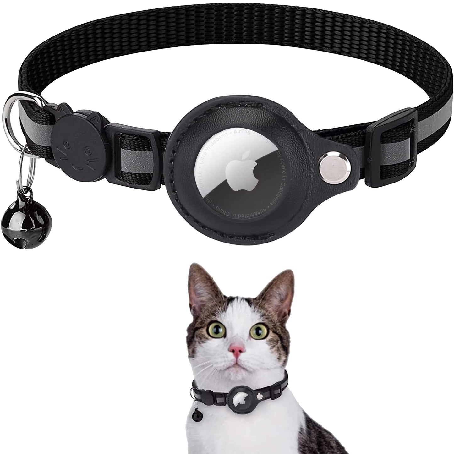 Pet AirTag Holder Collar – Anti-Loss for Cats & Dogs Harmony Pet Supplies Scarborough