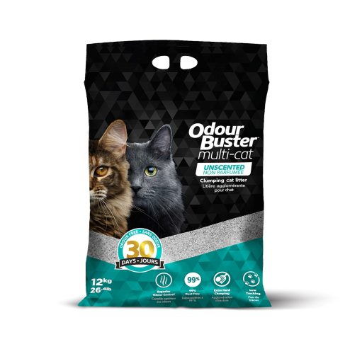 Odour Buster Multi-Cat Unscented Clumping Litter Cat