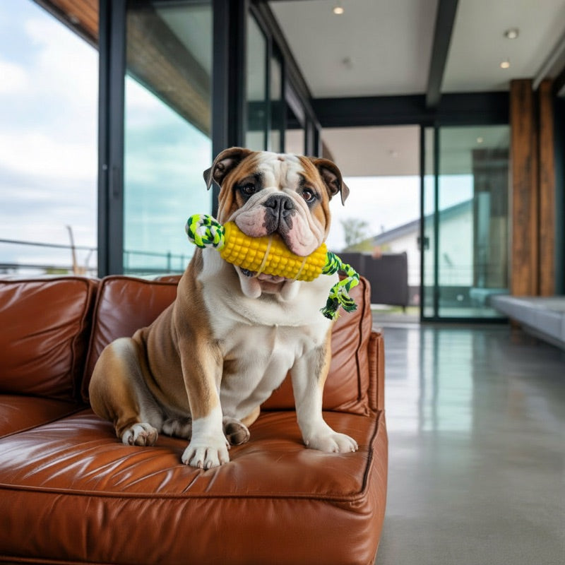 Indestructible Chew Toy for Aggressive Chewers Dog – Corn-Shaped Harmony Pet Supplies Scarborough