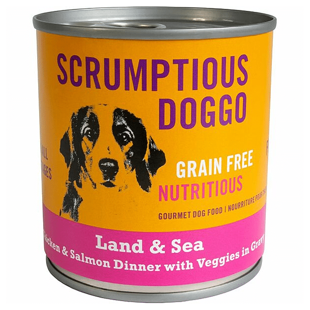 SCRUMPTIOUS DOGGO Chicken Salmon & Veggie Dinner in Gravy