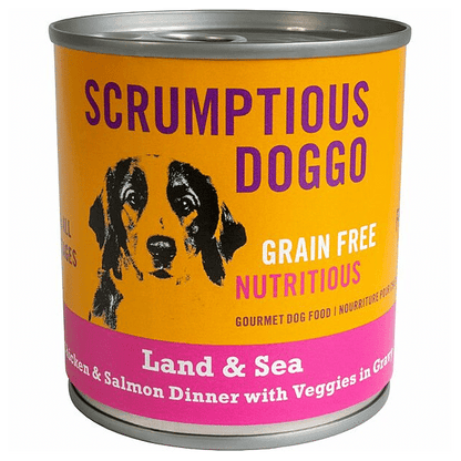 SCRUMPTIOUS DOGGO Chicken Salmon & Veggie Dinner in Gravy