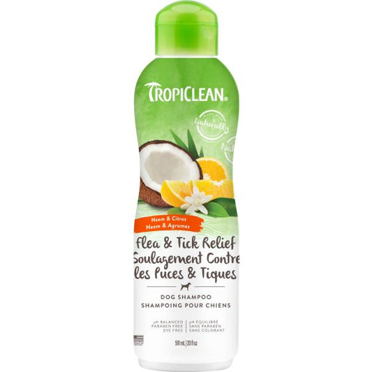 Tropiclean Neem & Citrus Flea & Tick Relief Dog Shampoo Harmony Pet Supplies Scarborough