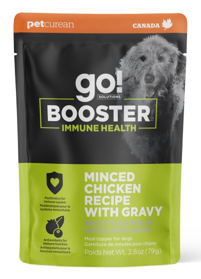 Go! Booster Immune Health - Minced Chicken Recipe with Gravy - Meal Topper Dog