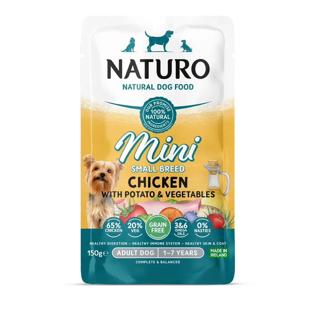 Naturo Adult Mini Grain Free Chicken with Potato and Vegetables