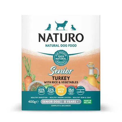Naturo Senior Dog Grain Free Turkey with Rice and Vegetables Harmony Pet Supplies Scarborough