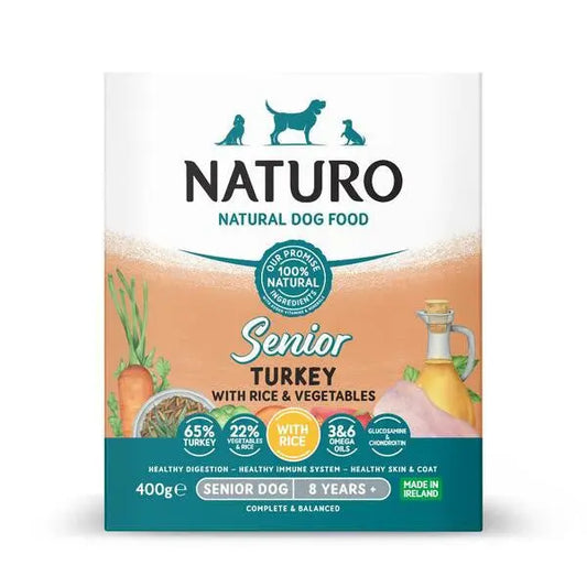 Naturo Senior Dog Grain Free Turkey with Rice and Vegetables Harmony Pet Supplies Scarborough