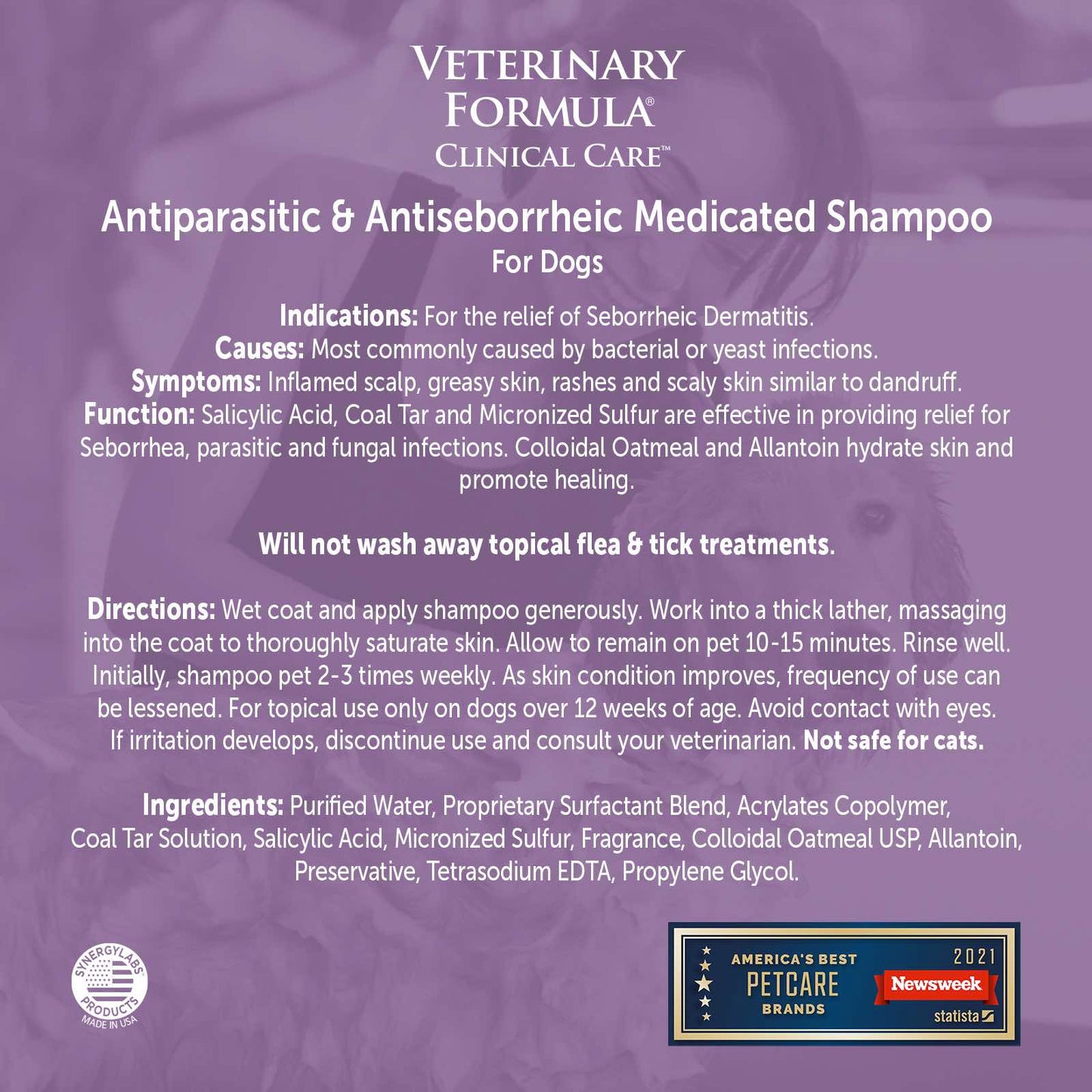 Synergy Veterinary Formula - Antiparasitic & Antiseborrheic